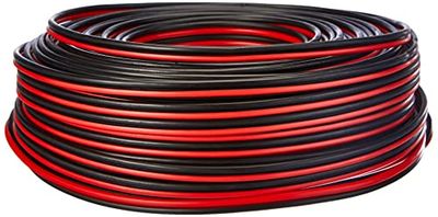 Manax Câble de Haut-Parleur 2 x 1,50 mm² CCA (Box Câble/Câble Audio)