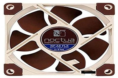 Noctua NF-A8 FLX, Ventilateur Silencieux Haut de Gamme, 3 Broches (80 mm, Marron)
