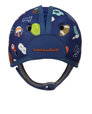 SafeheadBABY: Primé de Casque de sécurité pour bébé, Casque de Marche et de Rampe pour bébé, Protection de la tête des Tout-Petits, Extensible et réglable, Ultra-léger, testé et certifié