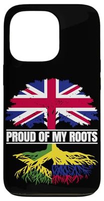 Jamaica Colombia Mix Heritage Proud Roots Jamaican Colombian Case for iPhone 13 Pro