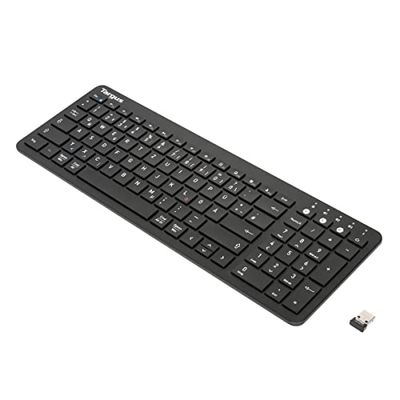 Targus AKB863DE Tastiera Bluetooth QWERTZ Tedesco Nero AKB863DE, Full-Size (100%), Bluetooth, QWERTZ, Nero