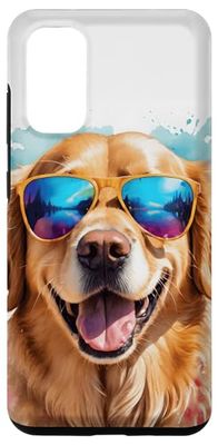 Carcasa para Galaxy S20 Golden Retriever Gafas De Sol Perro Animal Diseño Estampada