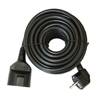 Silver Electronics 9222 – Prolunga tubo, 2 m, colore: nero