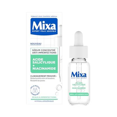 Mixa - Siero concentrato anti-imperfezioni - Per pelli con imperfezioni - Arricchito con acido salicilico e niacinamide - 30 ml