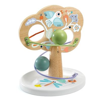 DJECO- Baby Blanco BabyTree Mordedores, Color (36122)