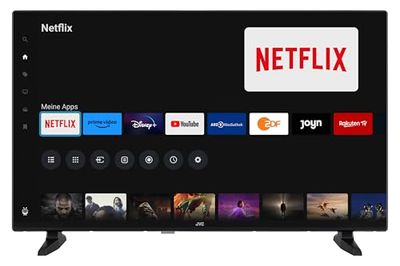 JVC LT-32VF5356 LED-Fernseher 80 cm (32 Zoll), schwarz, FullHD, Tripple Tuner, Smart TV, TiVo Betriebssystem (824015)