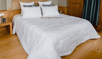 Colas Normand - Dekbed tegen mijten en antibacterieel - Gematigd - 280 x 240 cm - Langdurige werking - Perfecte hygiëne - Microvezel - Zacht en comfortabel - Wasbaar - Gemaakt in Frankrijk