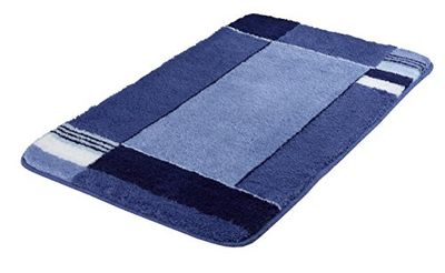 Kleine Wolke 7258769225 badmat Padova, 70 x 120 cm, marineblauw