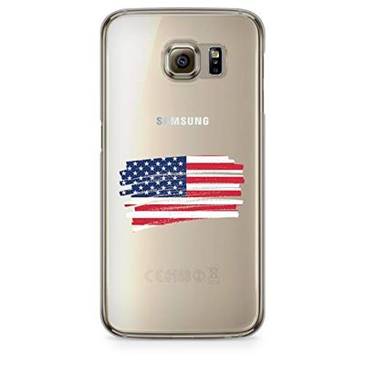 Zokko fodral Samsung S6 Edge USA flagga