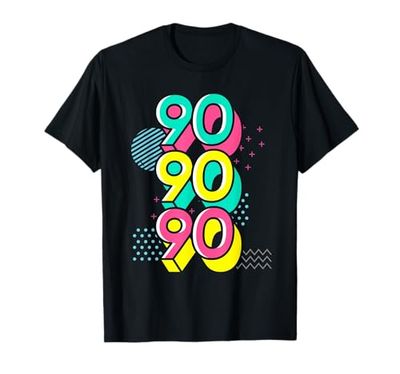 Musica Costume Anni Novanta Anni '90 Maglietta