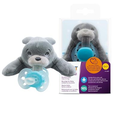 Philips AVENT SCF348/14 ciuccio per bambino Ciuccio classico Rotondo Silicone Blu