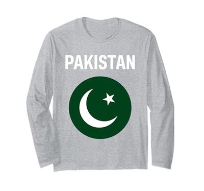 Bandera de Pakistán moderna Manga Larga
