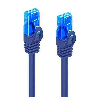 ewent EW-5U-002B EW-5U-002 Network Cable, Patch CAT 5e U/UTP, AWG 26/7, 2 RJ93 Connectors, Blue, 0.25 m, 1 Piece