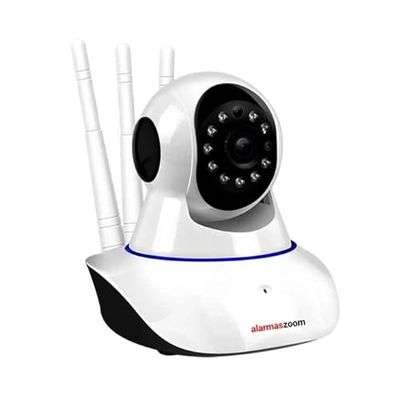 Generico TELECAMERA IP CAMERA HD 720P WIRELESS LED IR LAN MOTORIZZATA WIFI RETE INTERNET 3 ANTENNE