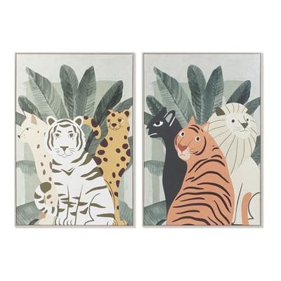 CUADRO PS LIENZO 83X4,5X123 ANIMALES 2 SURT.