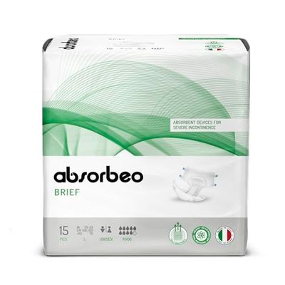 Maxi fralda meia-calça - dispositivos absorventes para incontinência severa, unissexo, tamanho L (15 peças por pacote)