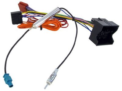 Connects2 Adaptateur de faisceau CT20VX04 Opel Astra H/Corsa C/Vectra C avec antenne Fakra et fantôme