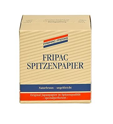 Fripac Professional Papier dentelle Brun naturel non blanchi, Lot de 2 (2 x 500 feuilles)