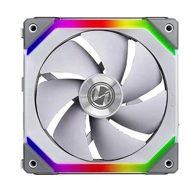 Lian Li UNI Fan SL120 RGB PWM Ventilateur, Blanc - 120mm PC-Boite-Ventilateur Blanc, RGB (B x H x T) 122.