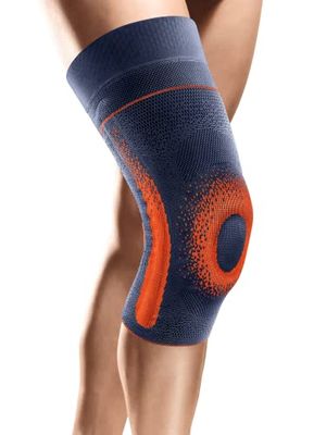 SPORLASTIC GENU-HiT SUPREME PLUS Comfort 07187 Bandage de genou Taille 5 Orange Bleu Taille 5
