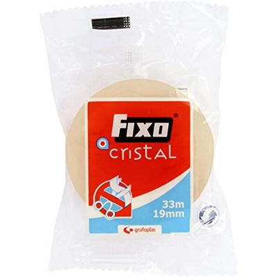Fixo Glass 75093300. High Transparency Adhesive Tape, 19 mm x 33 m