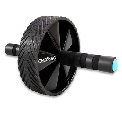 Cecotec Small Fitness DrumFit AB Wheel, functionele training, antislip handgrepen ComfortFit & SweatProof, EVA-mat, SilenceFit, max. 200 kg