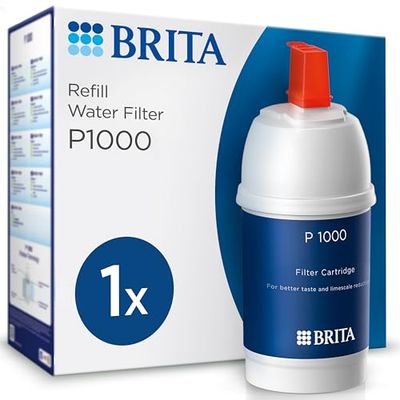 BRITA Filtro de água para torneira, 12 meses de água filtrada, branco, 1 unidade (embalagem de 1)