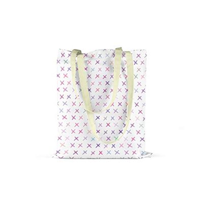 Bonamaison, Bolso De Mano Impreso, Bolso de la Compra Reutilizable, Bolso De Compras, Lavable a Máquina, Ecológico, Plegable, Bolso de Tela de Lona con Asas, 34X40 Cm - Diseñado y Fabricado en Turquía