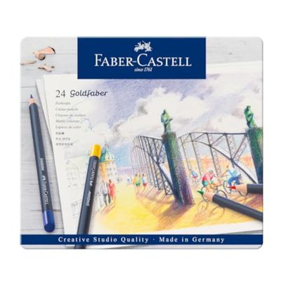 Faber Castell Kleurpotlood Faber Castell Goldfaber - assorti etui a 24st Creative S