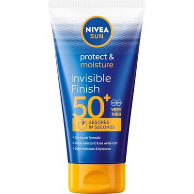 NIVEA SUN fuktgivande solskyddsmedel osynlig finish SPF50+ 150 ml