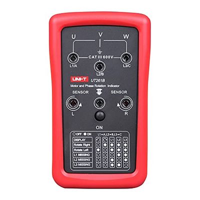 UNI-T UT261B Phase Sequence Tester Lack Phase Meter Motor Rotation Indicator AC 40 700V 90 600V (UT261B)