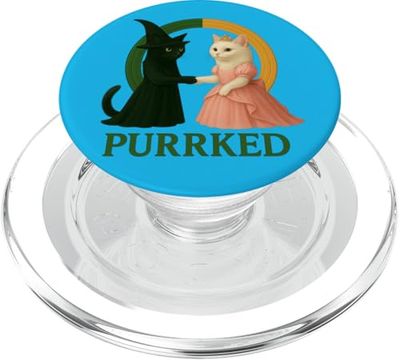 Encantadores gatos en atuendo de fantasía con conexión encantadora PopSockets PopGrip para MagSafe