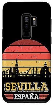 Carcasa para Galaxy S9+ Sevilla España Retro Vintage Sunset Skyline Sevilla