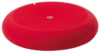 Togu Dynair Balkussen XXL, rood, balanskussen, 50 cm groot, balzitkussen met noppen, 50 cm, balanskussen, groot voor evenwichtscoördinatie