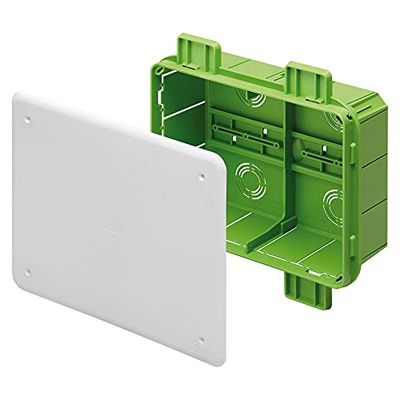 Gewiss GW48006PM - Caixa derivação 196 x 152 x 75 prata din verde