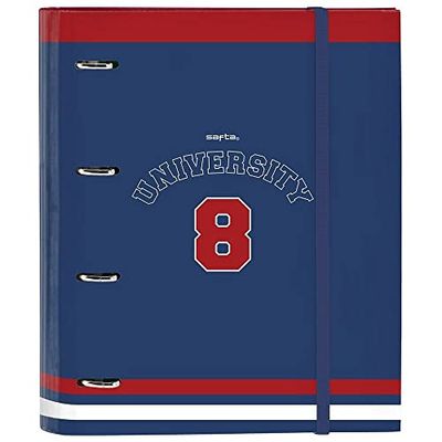 Safta - Map 4 Ani 35 mm met reserveonderdeel University 27 x 32 x 3,5 cm, meerkleurig (5422966)