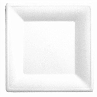 Garcia de Pou 500 Eenheid Bionische Vierkante Platen in doos, Cellulose, natuurlijk, 26,2 x 26,2 x 30 cm