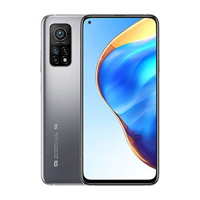 Xiaomi Mi 10T Pro Teléfono 8GB RAM + 128GB ROM, 6.67” Dot Pantalla, Snapdragon 865 Octa-Core Procesador, 20MP Frontal y 108MP+13MP+5MP AI Triple Trasera Cámara Versión Global (Plata, 8GB+128GB)