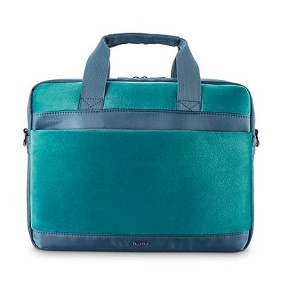 Hama Velvet bärbar datorväska, blandad, turkos, 37 x 5 x 28 cm, Turkos, 37 x 5 x 28 cm