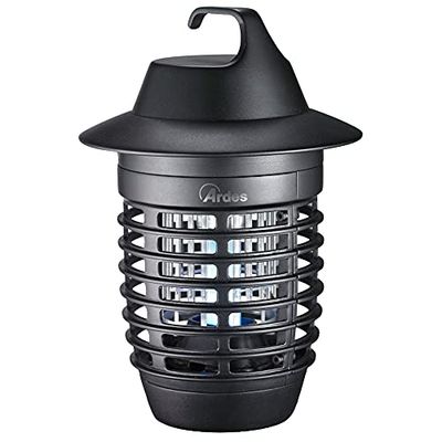 Ardes AR6S03 ZAK - Mosquitera eléctrica de Descarga, 5 W, con luz atínica LED Azul, Gancho para Colgar y Recoger Insectos, 5 W, IP24