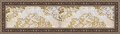 Doge Milano Chemin de cuisine, 100% Made in Italy, Tapis antitache avec impression numérique, Tapis antidérapant et lavable, Modèle Vintage - Cistus, cm 280x52