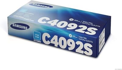 Samsung CLT-C4092S, SU005A, Cartuccia Toner, da 1.000 pagine, compatibile con le stampanti Samsung LaserJet Color CLP-310, CLP-310N, CLP-315, CLP-315W, CLX-3170FN e serie CLX-3175, Ciano