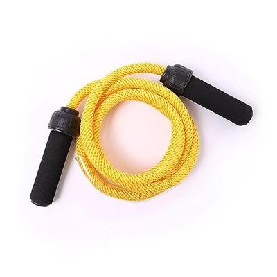 66fit Heavy Jump Rope (Black) For Fat Burning, Muscle Building, Cardio, Boxing, Workout