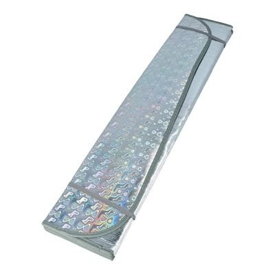 Carpoint 2610055 Sunshade Aluminium Foldable Front Screen 145 x 60 cm