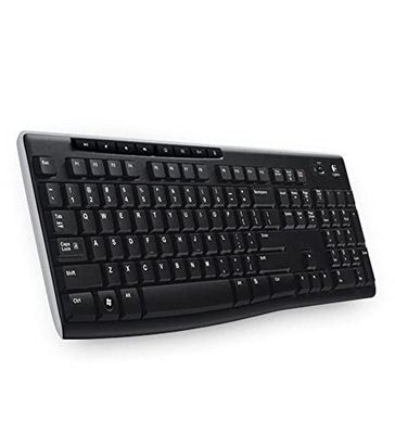 Logitech Wireless Keyboard K270, QWERTY Czech/Slovakian Layout - Black