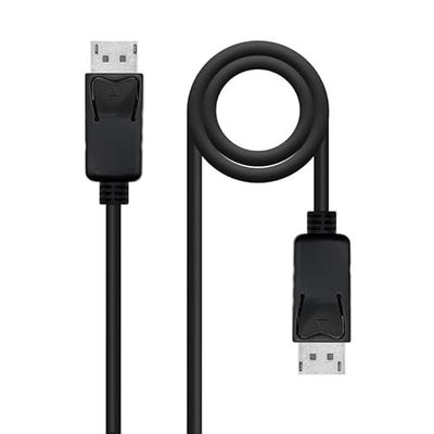 Watio Wave Cable displayport - cable de 5 m, con conector DP/M a DP/M, compatible con resolución 4K, fabricado en material resistente. *
