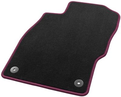 Hörsteler 1 08/7694 03 20 19 Tapis de Véhicule Sky Line, Noir/Magenta, 2 Pièces
