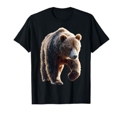Brown Bear Grizzly Bears Forest Wilderness Wild Brown Bear T-Shirt