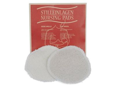 Nursing Pads, Silk/Wool, 2 pcs