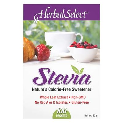 Herbal Select Stevia Ext Packets 100ct